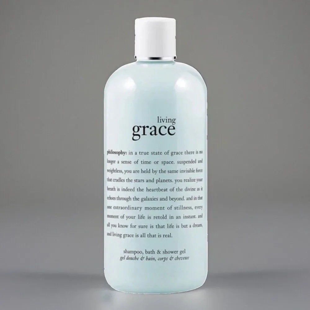 Philosophy Living Grace Shampoo, Bath & Shower Gel Lightly Scented 8 fl oz New